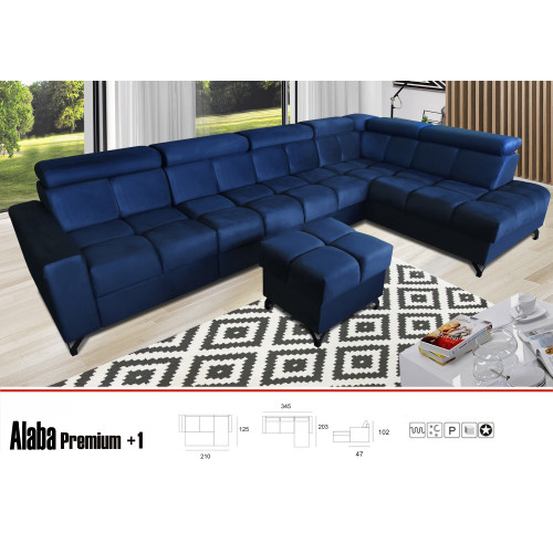 ALABA Premium +1 sedacia súprava